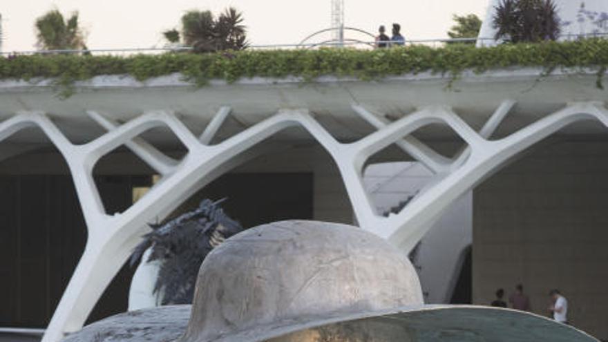 Presentación de las esculturas de Valdés en la Ciudad de las Artes y las Ciencias