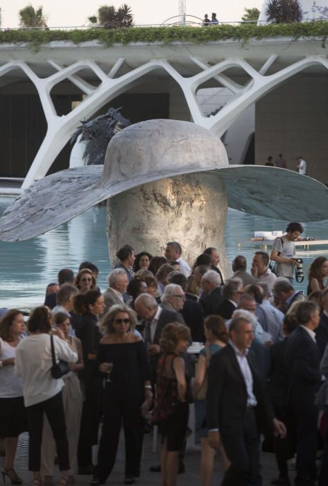 Presentación de las esculturas de Valdés en la Ciudad de las Artes y las Ciencias