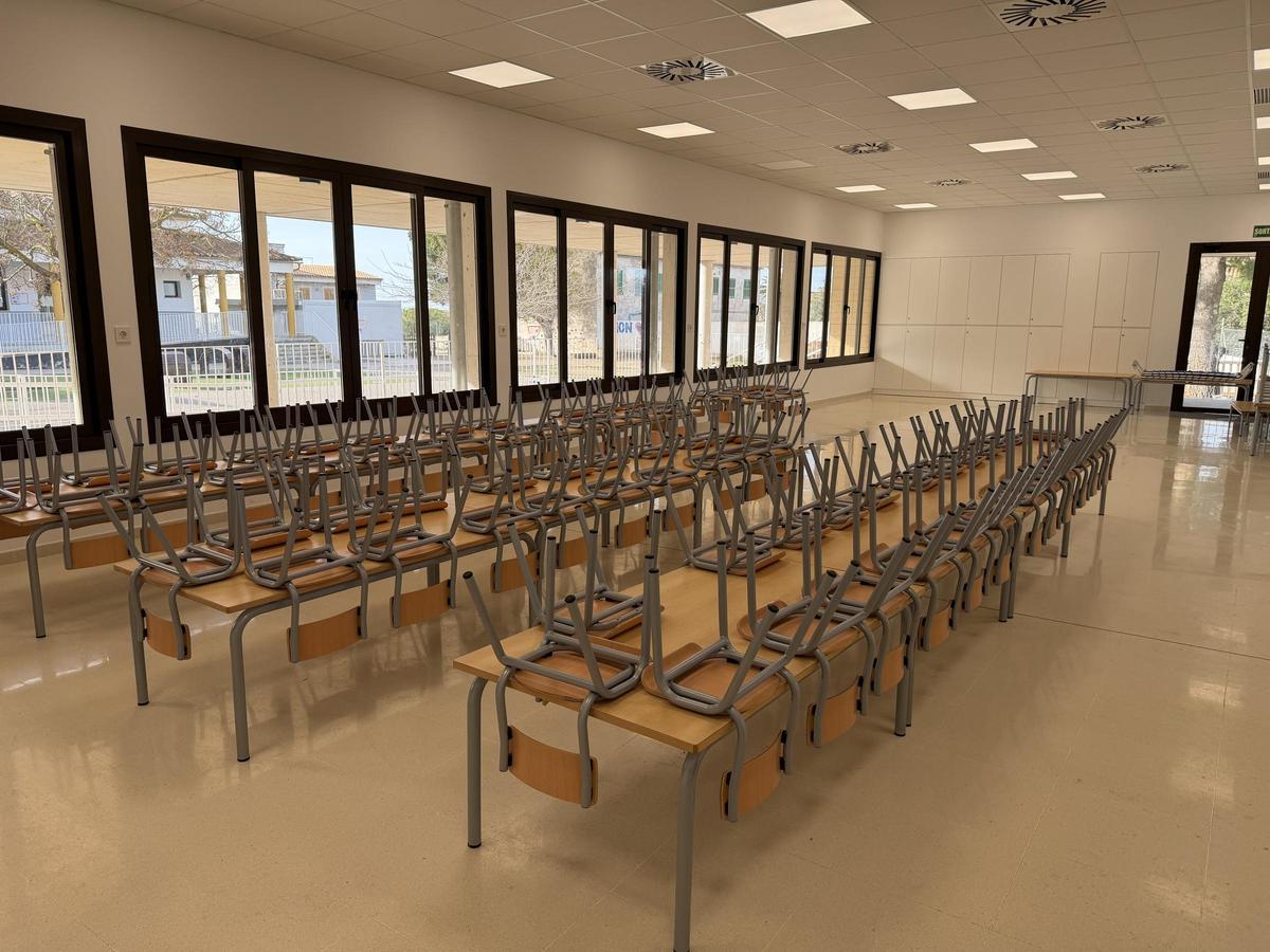 El interior del nuevo comedor.