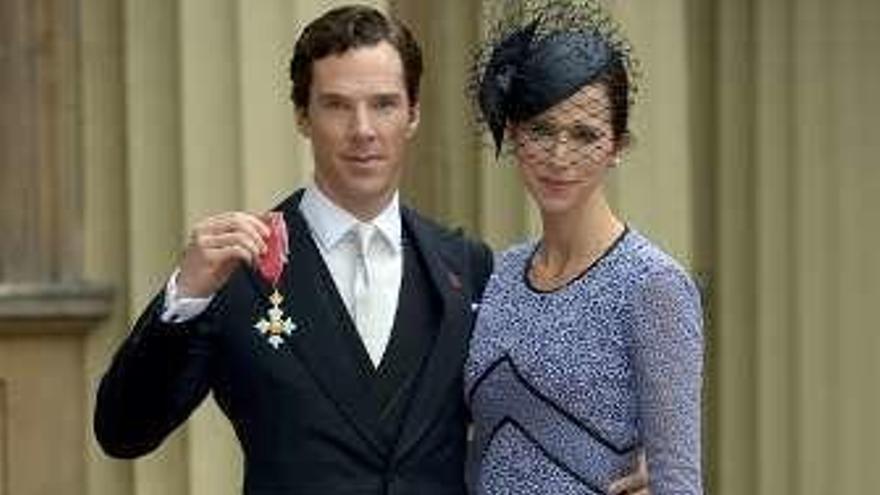 Cumberbatch y Sophie Hunter.