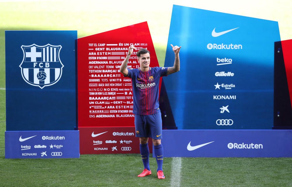 Presentació de Phillippe Coutinho