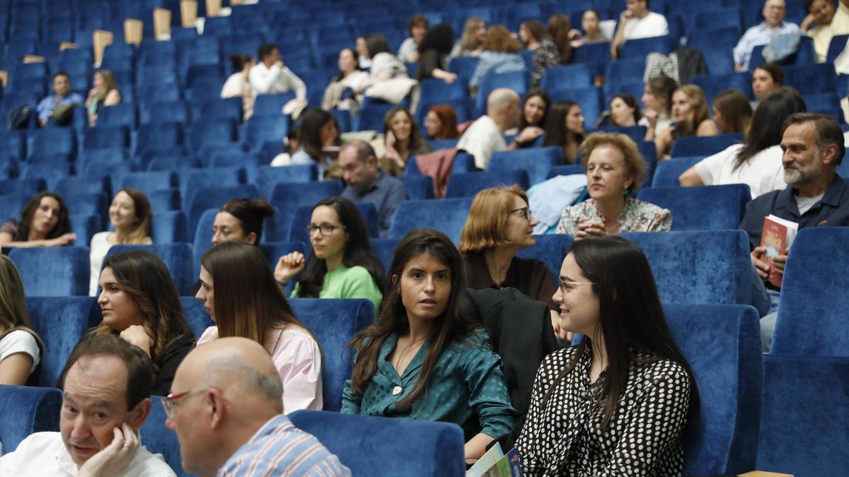 Reunión de residentes de Medicina y Enfermería Familiar y Comunitaria, en el Palacio de Congresos de Oviedo, el pasado 8 de abril.
