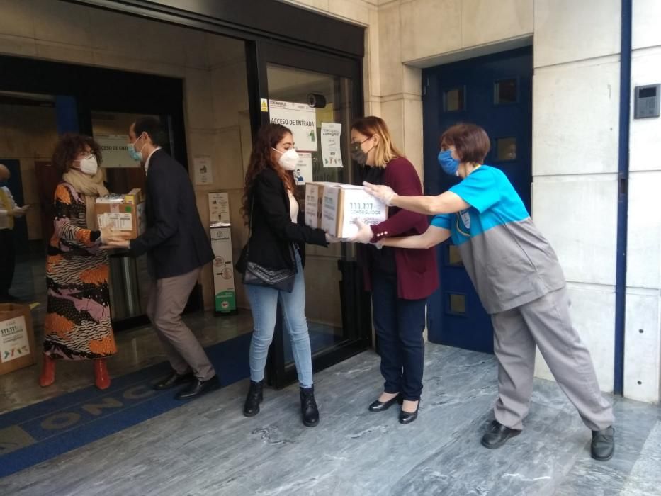 La ONCE de Málaga logra 111.111 kilos de alimentos en tres semanas