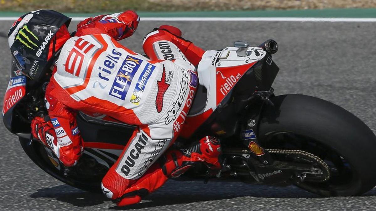 Jorge Lorenzo no se sintió cómodo en la clasificación del GP España