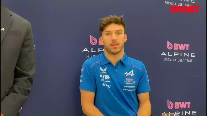 Pierre Gasly, a SPORT: “Está claro que tenemos que ser competitivos y estamos haciendo lo mejor para serlo"