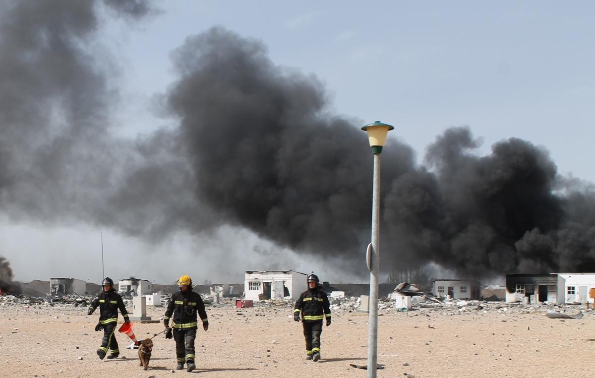 EN IMÁGENES | Los bomberos de la Diputación de Zaragoza cumplen 50 años salvando vidas