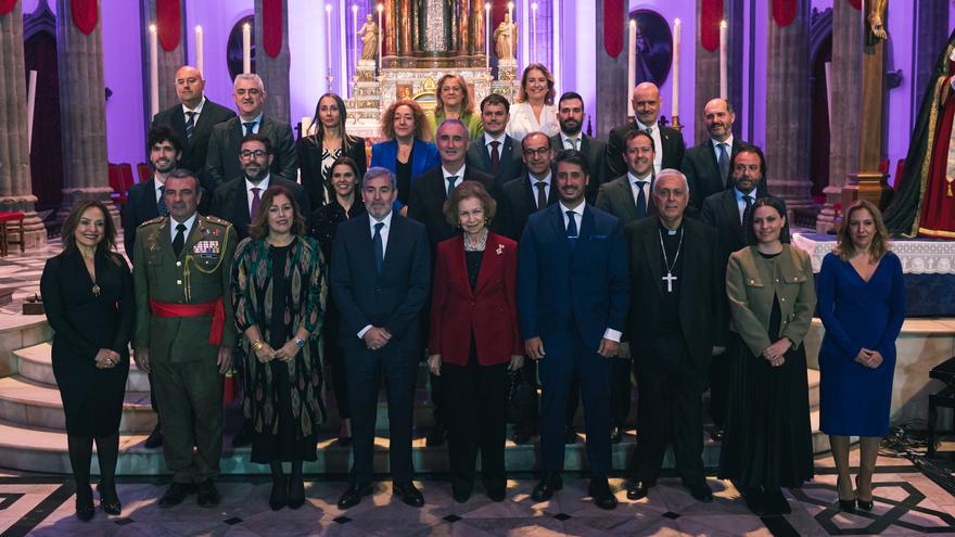 El alcalde de Cáceres asiste en La Laguna al concierto por el 30 aniversario del Grupo Ciudades Patrimonio