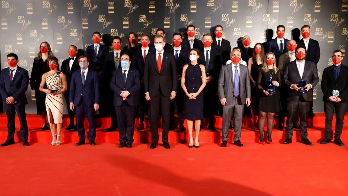 Los reyes presiden la XVI Gala anual del Comité Olímpico Español.