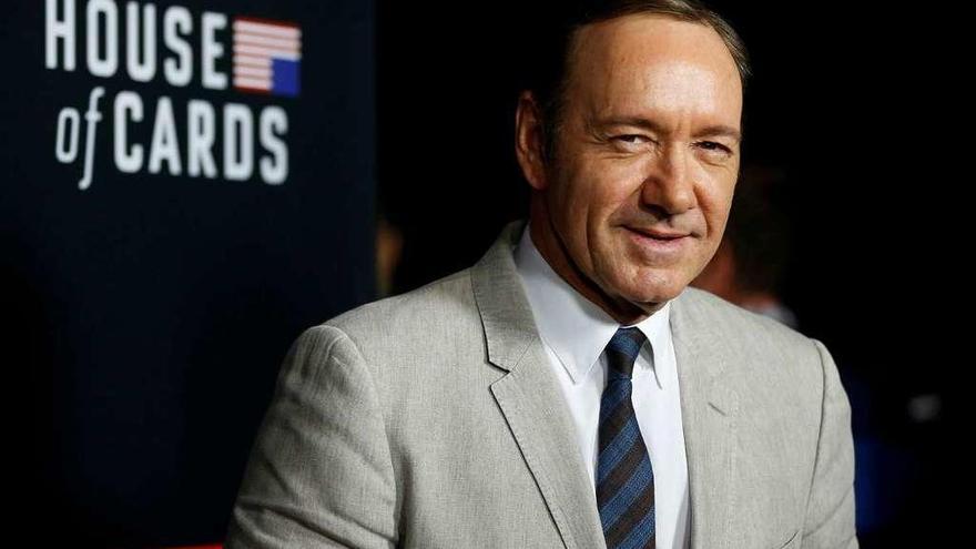 Kevin Spacey, en la presentación de la segunda temporada de &#039;House of Cards&#039;, en 2014.