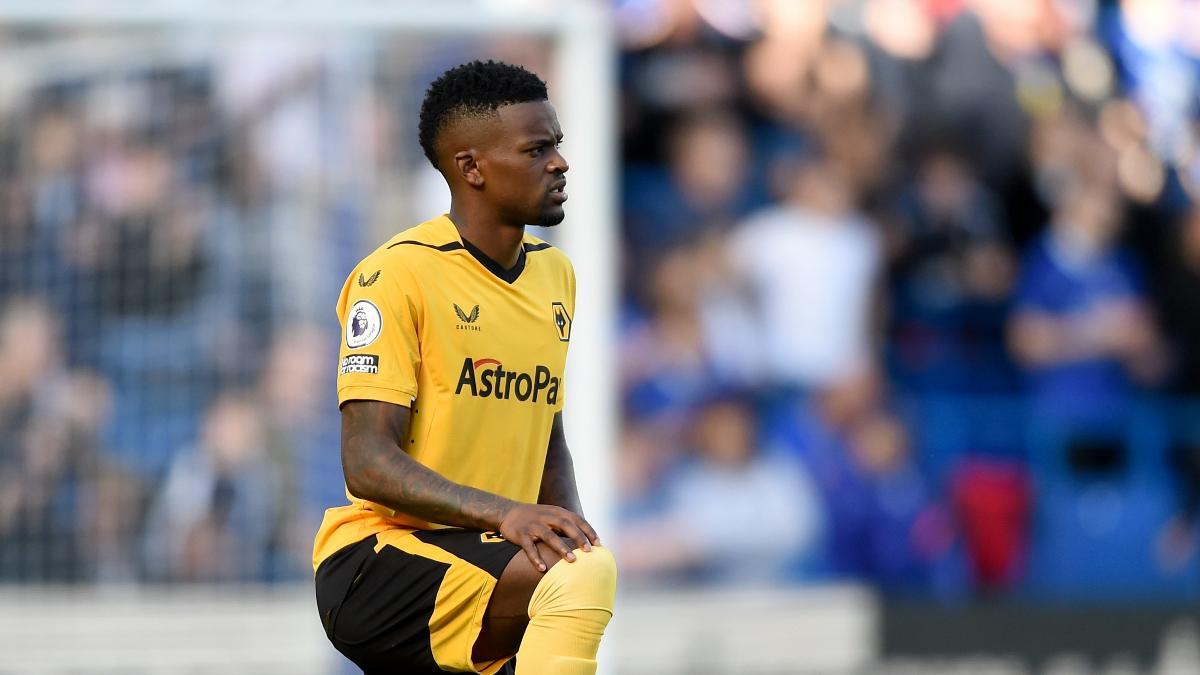 Semedo en un partido con el Wolverhampton