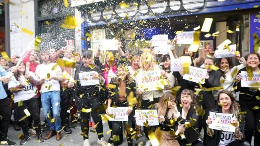 Así se ha celebrado el Gordo en toda España