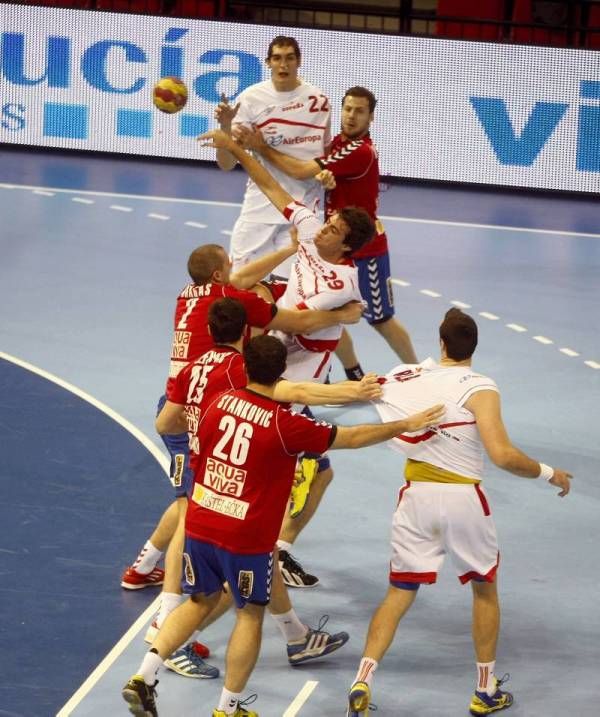 Fotogalería: partido de octavos entre Serbia y España