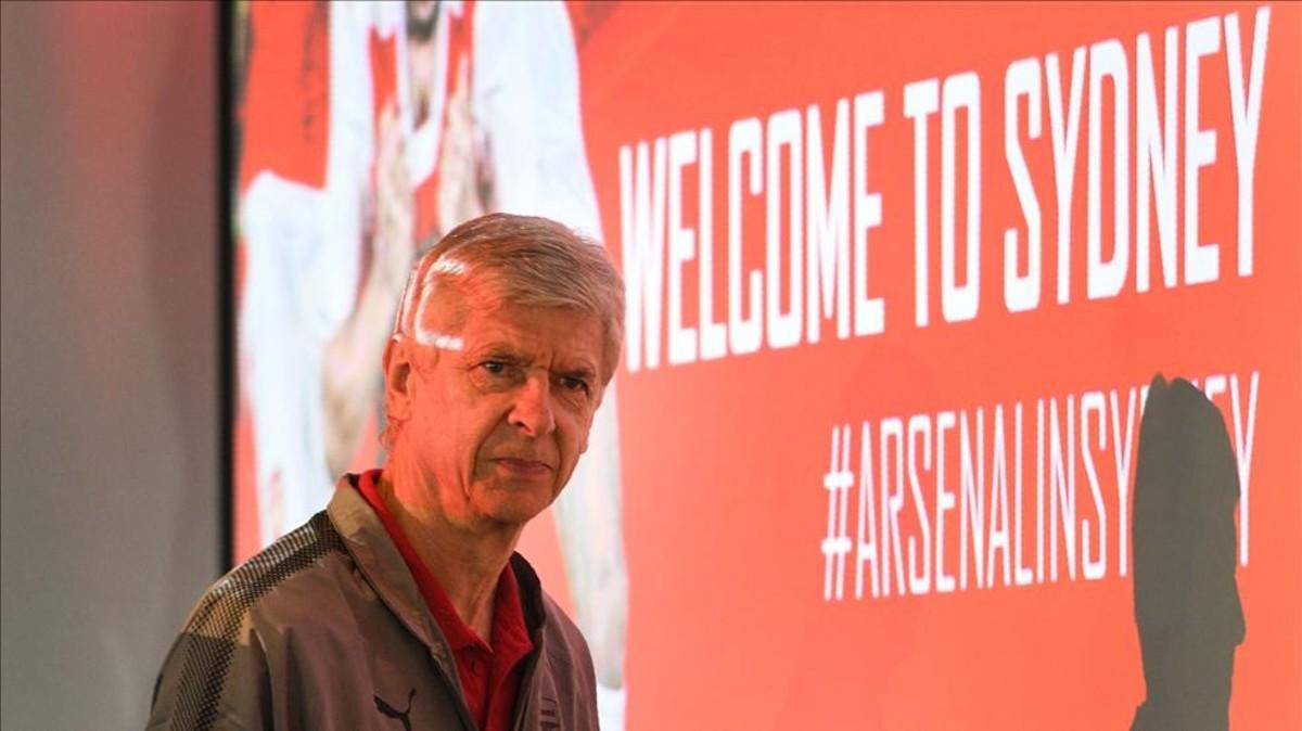 Wenger fue rotundo a su llegada a Australia