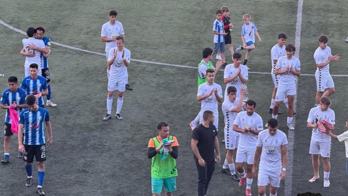 Final del partido del Olímpic de Xàtiva frente al Thader en La Murta