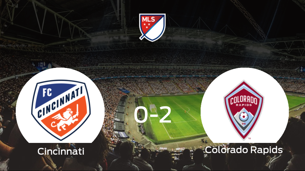 El Colorado Rapids se lleva tres puntos después de ganar 0-2 al Cincinnati