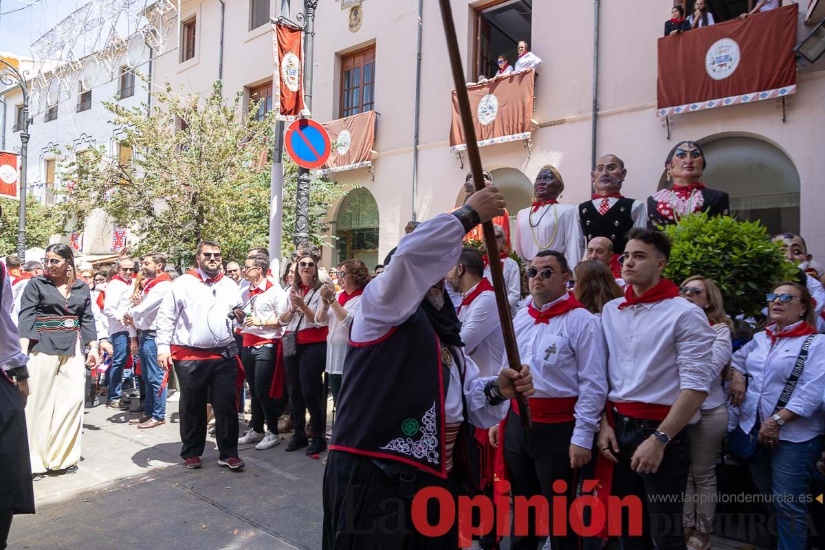 Moros y Cristianos en la mañana del dos de mayo en Caravaca