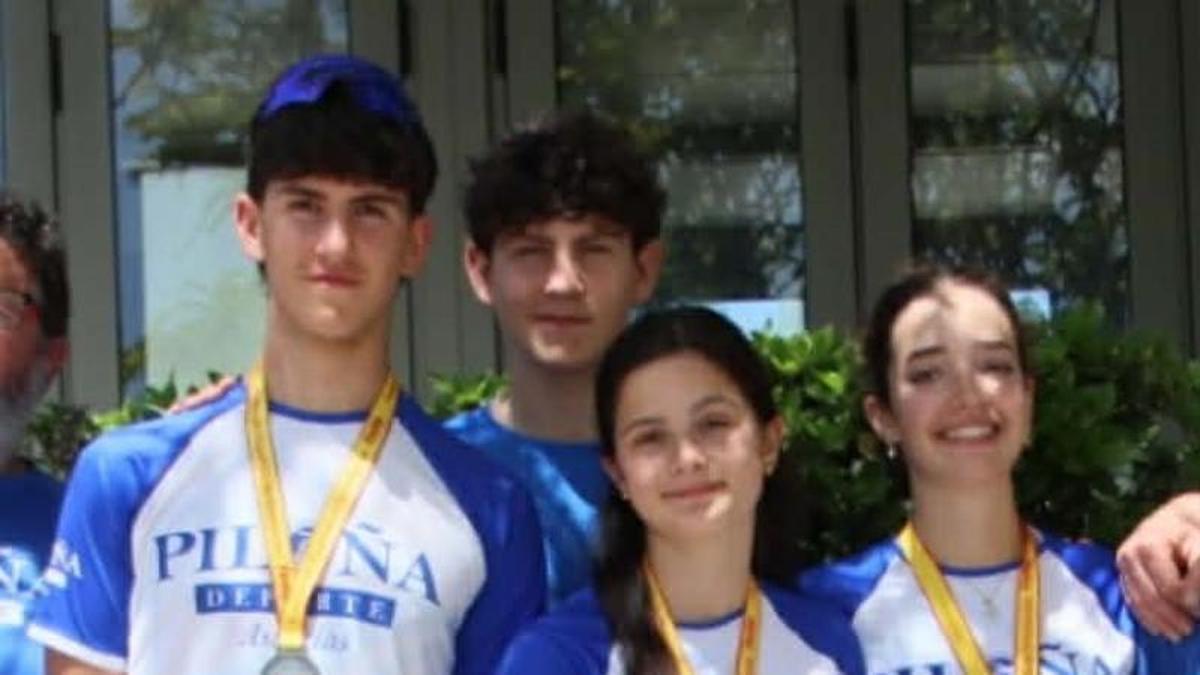 Los jóvenes deportistas seleccionados.