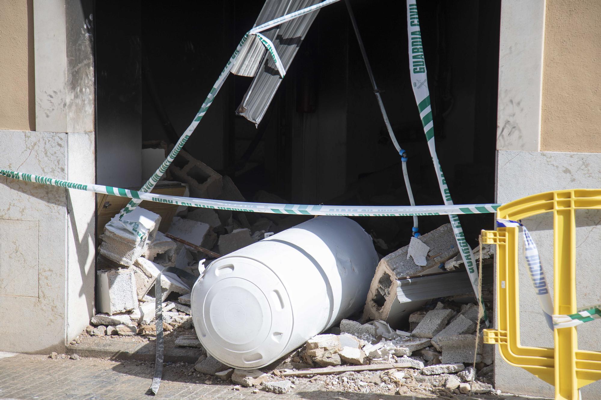 Un escape de propano pudo provocar la explosión en la lavandería de Algaida
