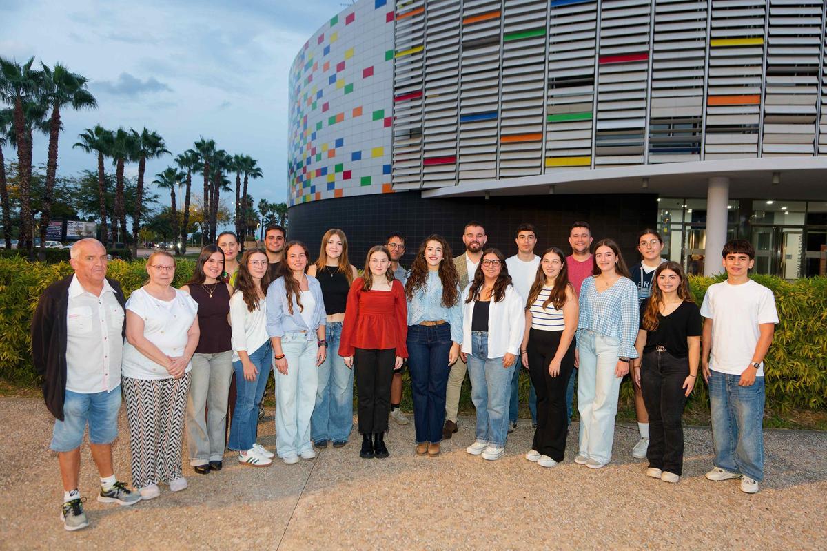 Nuria Garcia, amb la seua comissió major.