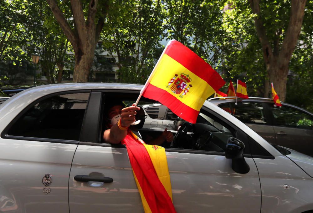 Manifestación contra el Gobierno convocada por Vox en Valencia