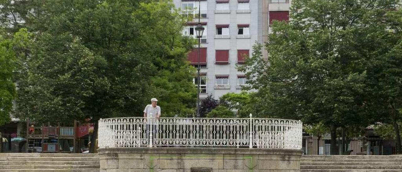 El Xardín do Posío en una mañana de verano. // Enzo Sarmiento