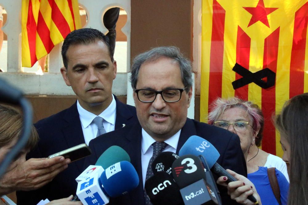 El President Torra a Sant Feliu de Guixols