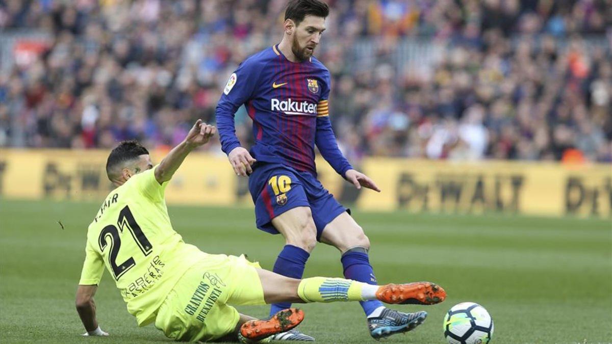 Messi, en un partido ante el Getafe