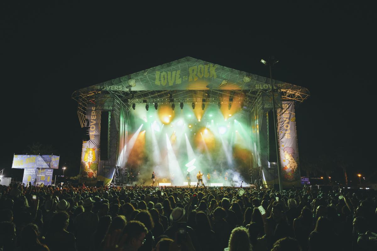 El escenario de Love to Rock, el festival de otoño en La Marina.