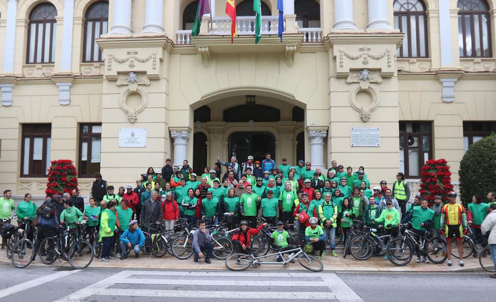 Marcha ciclista por un Bosque Urbano