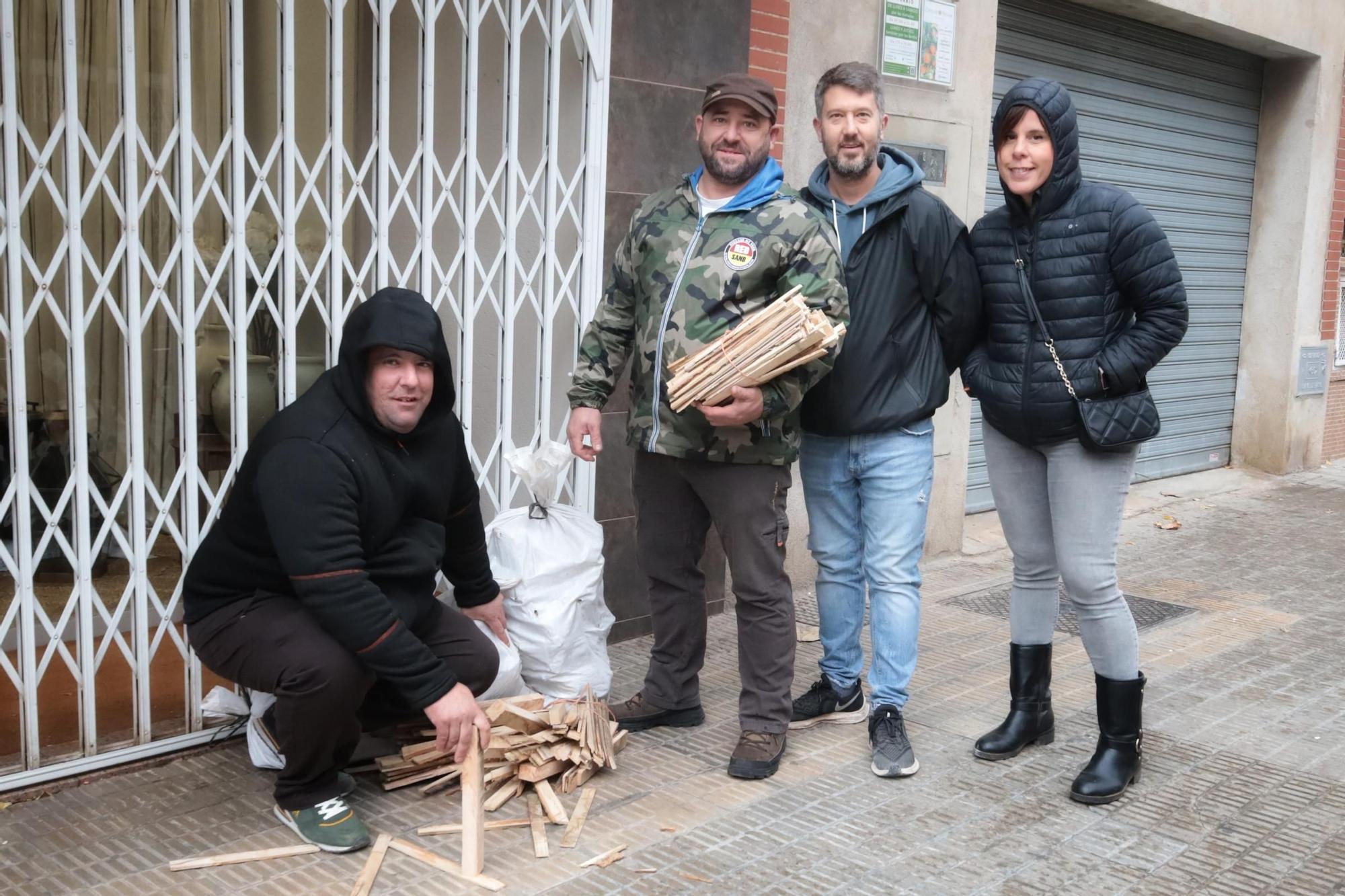 Preparativos de las paellas de Benicàssim