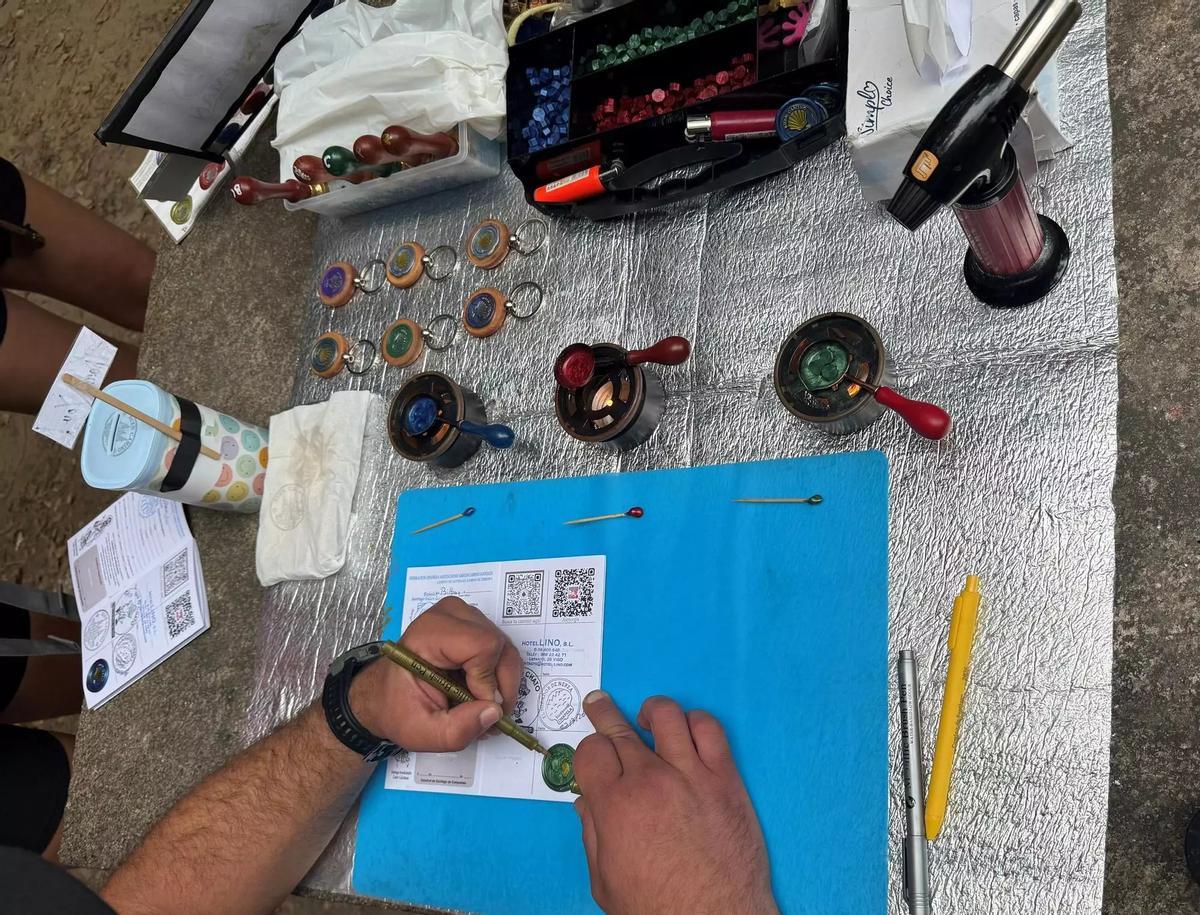 Segells especials al Camí Portuguès per la costa per a les compostel·les dels pelegrins