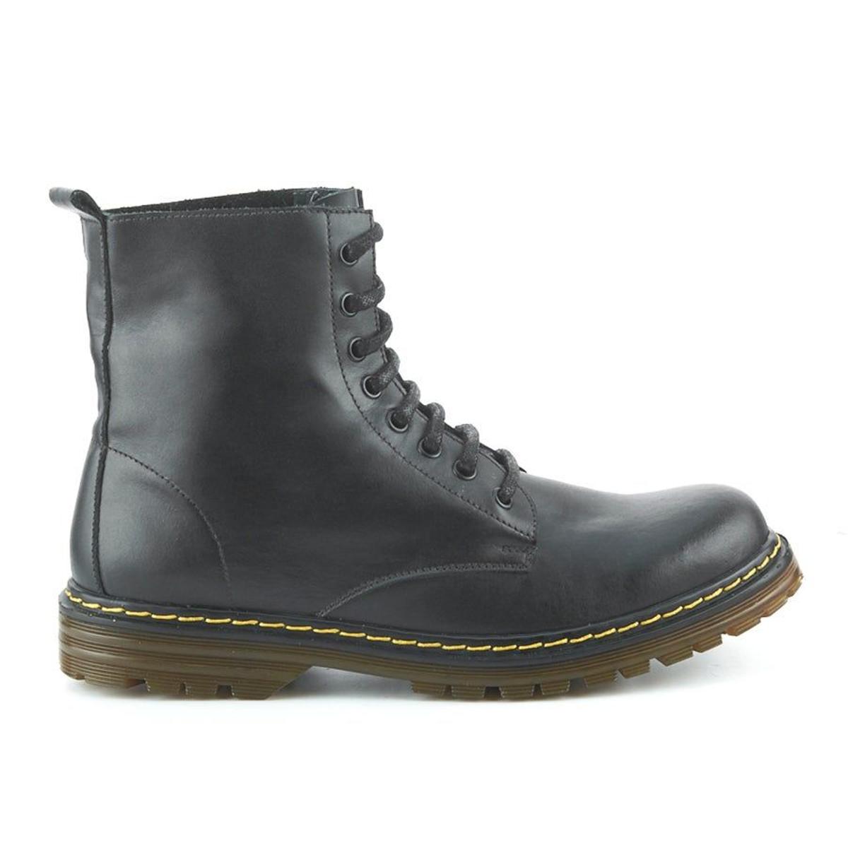 Bota militar de piel para hombre, de Merkal