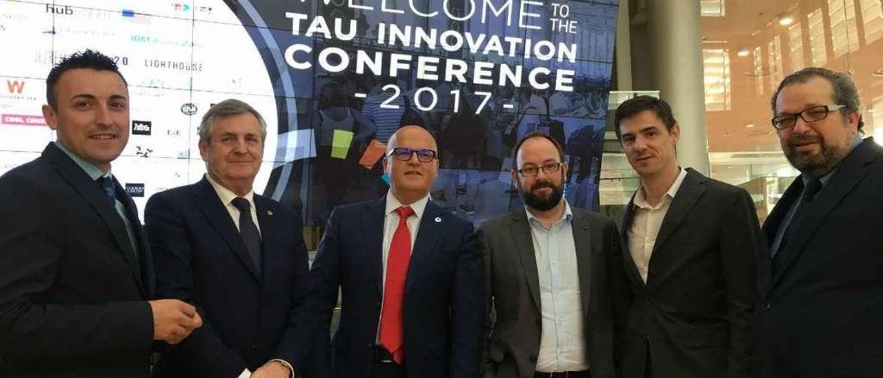 Integrantes de la delegación en la Conferencia de Innovación en la Universidad de Tel Aviv. // FdV