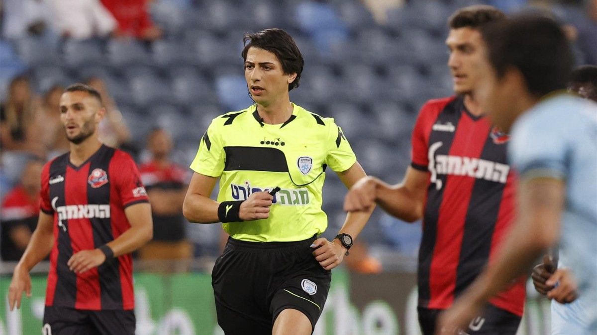 Sapir Berman, durante el Hapoel Haifa - Beitar Jerusalem