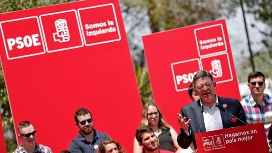 Puig: &quot;Los valencianos no quieren volver a la vergüenza de Consells deshonrados&quot;