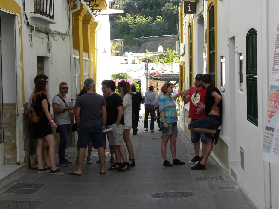 Las calles de Ojén, preparadas para el inicio de los conciertos