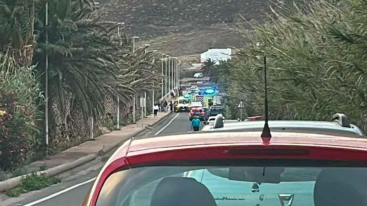 Imagen del accidente.