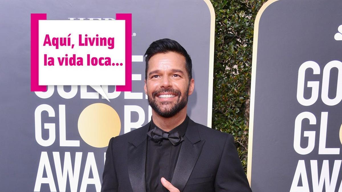 Ricky Martin se tiñe la barba de rubio y el resultado es: hola, Gianluca Vacchi