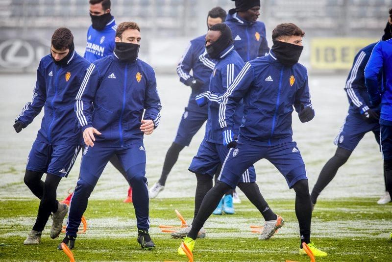 Entrenamiento del 13 de enero del Real Zaragoza