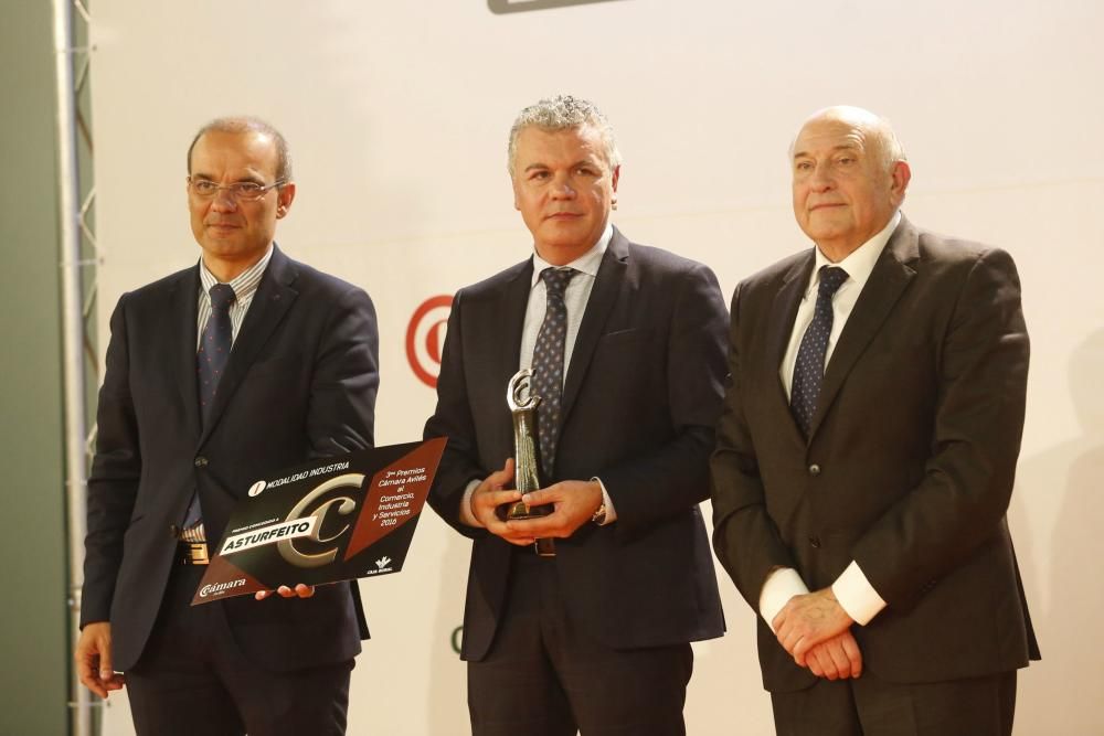 Entrega de los premios de la Cámara de comercio de Avilés