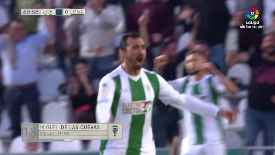 LaLiga 123: los goles del Córdoba - Málaga (1-1)