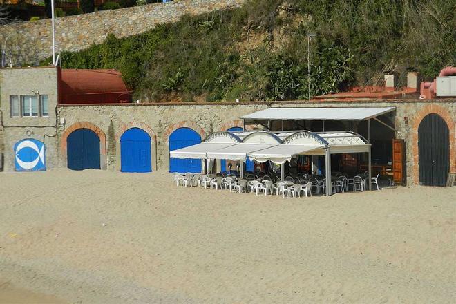 Restaurante chiringuito Fiego en Palafrugell, Girona.