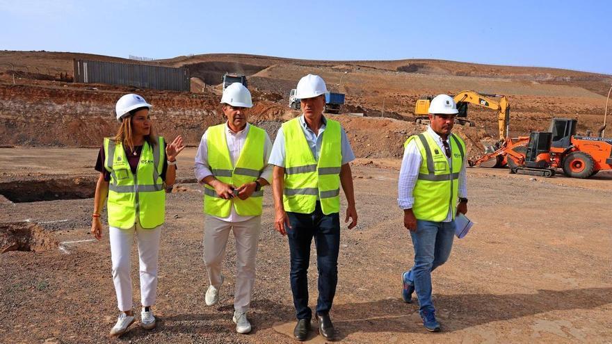 Las obras de la planta de compostaje de Zonzamas avanzan para gestionar 4.375 toneladas anuales de biorresiduos en Lanzarote