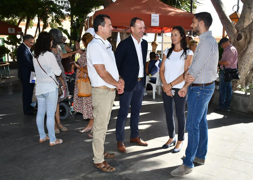 10/10/2019 AGÜIMES. Día Mundial Salud Mental en la plaza del Rosario de Agüimes. Fotógrafa: YAIZA SOCORRO.  | 10/10/2019 | Fotógrafo: Yaiza Socorro