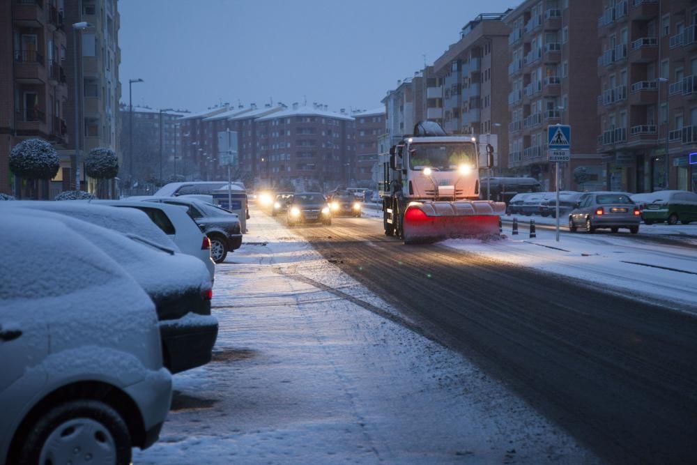 Ávila capital amanece cubierta de nieve