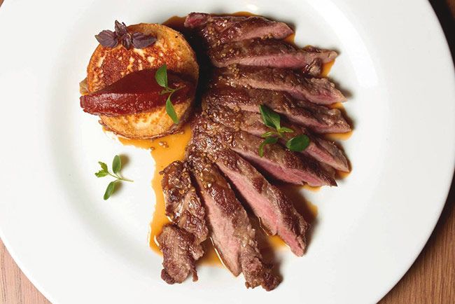 Un plato del restaurante 'Montes de Galicia'