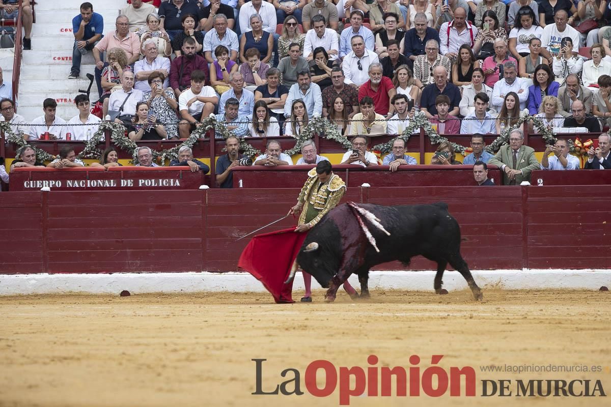 Cuarta corrida en la Feria Taurina de Murcia (Castella, Manzanares y Ureña)
