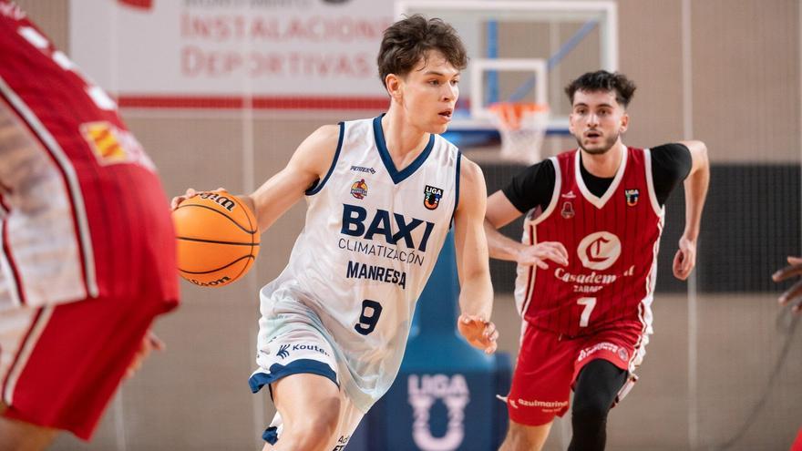 Àlex Muncunill, durant el partit disputat a Saragossa