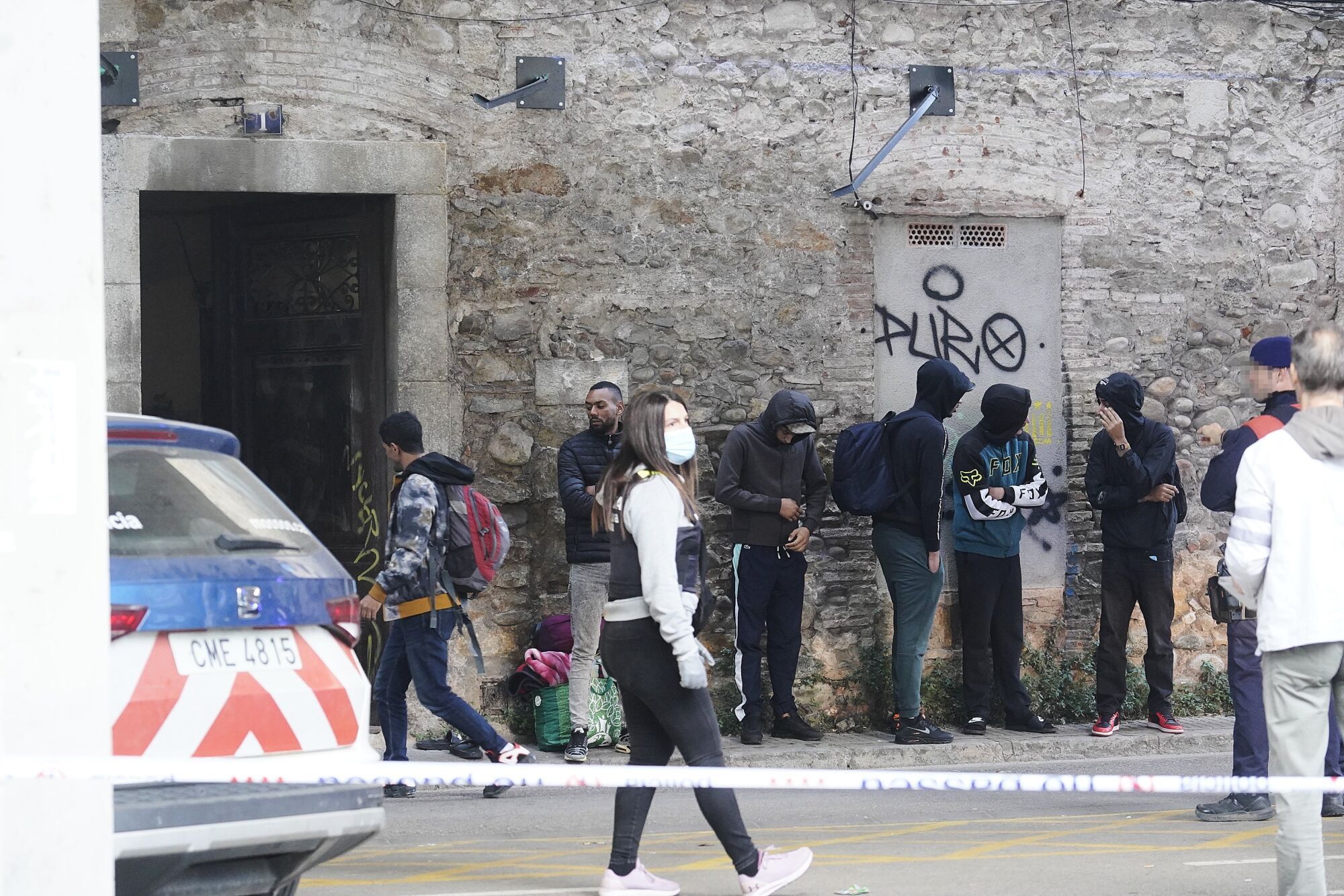 Girona carrer Tomàs Mieres desallotjament edifici ocupat