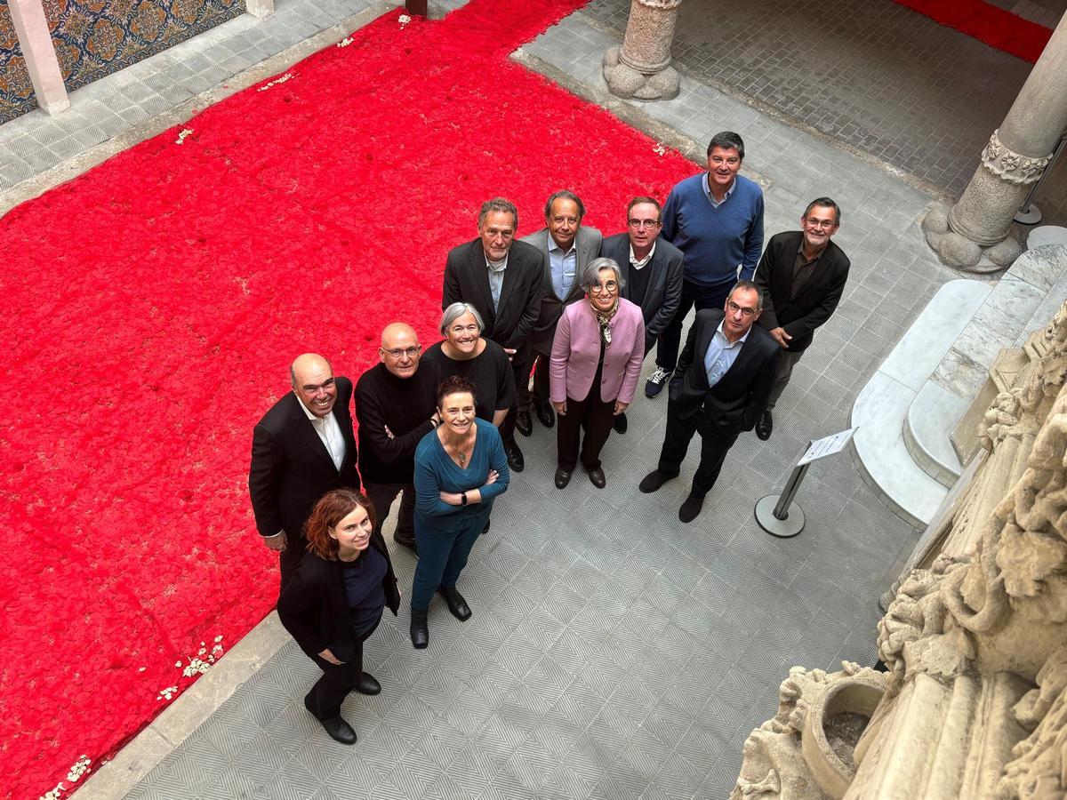 Los once expertos en el CaixaForum Macaya